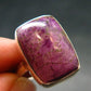Rare Stichtite Silver Plated Ring from Australia - Size 8 - 4.53 Grams