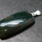 Bloodstone Silver Pendant From India - 1.4" - 4.30 Grams