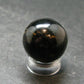 Nuumite Nuummite Sphere Ball From Greenland - 0.8" - 13.28 Grams