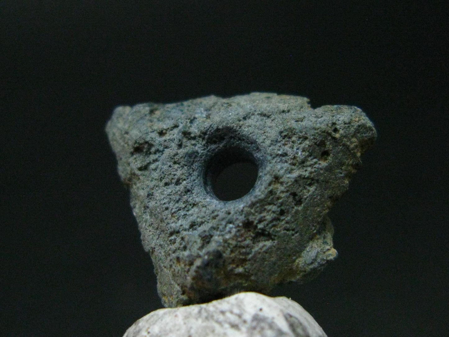 Gem Benitoite Crystal Bead with Hole From California - 7.21 Carats