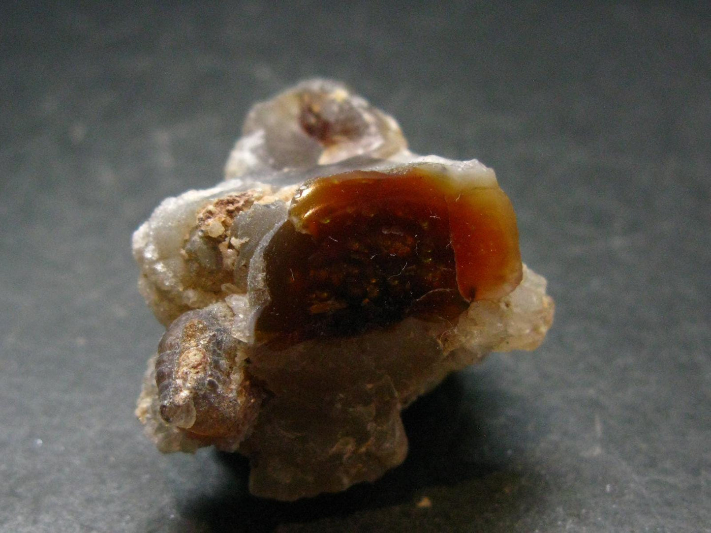 Fire Agate Crystal From Mexico - 1.5" - 29.90 Grams