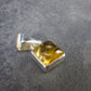 Imperial Topaz Crystal Silver Pendant from Brazil - 0.7" - 1.78 Grams