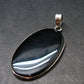 Black Onyx Silver Pendant - 5.31 Grams