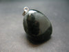 Seraphinite Clinochlore Silver Pendant From Russia - 1.3''