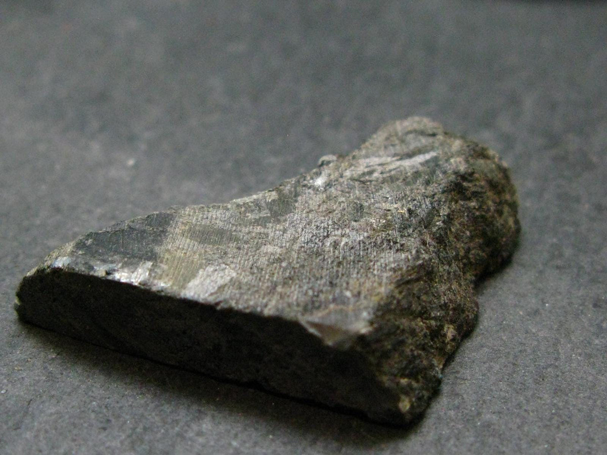 Rare Nuumite Nuummite Slab From Greenland - 12.41 Grams - 1.1"
