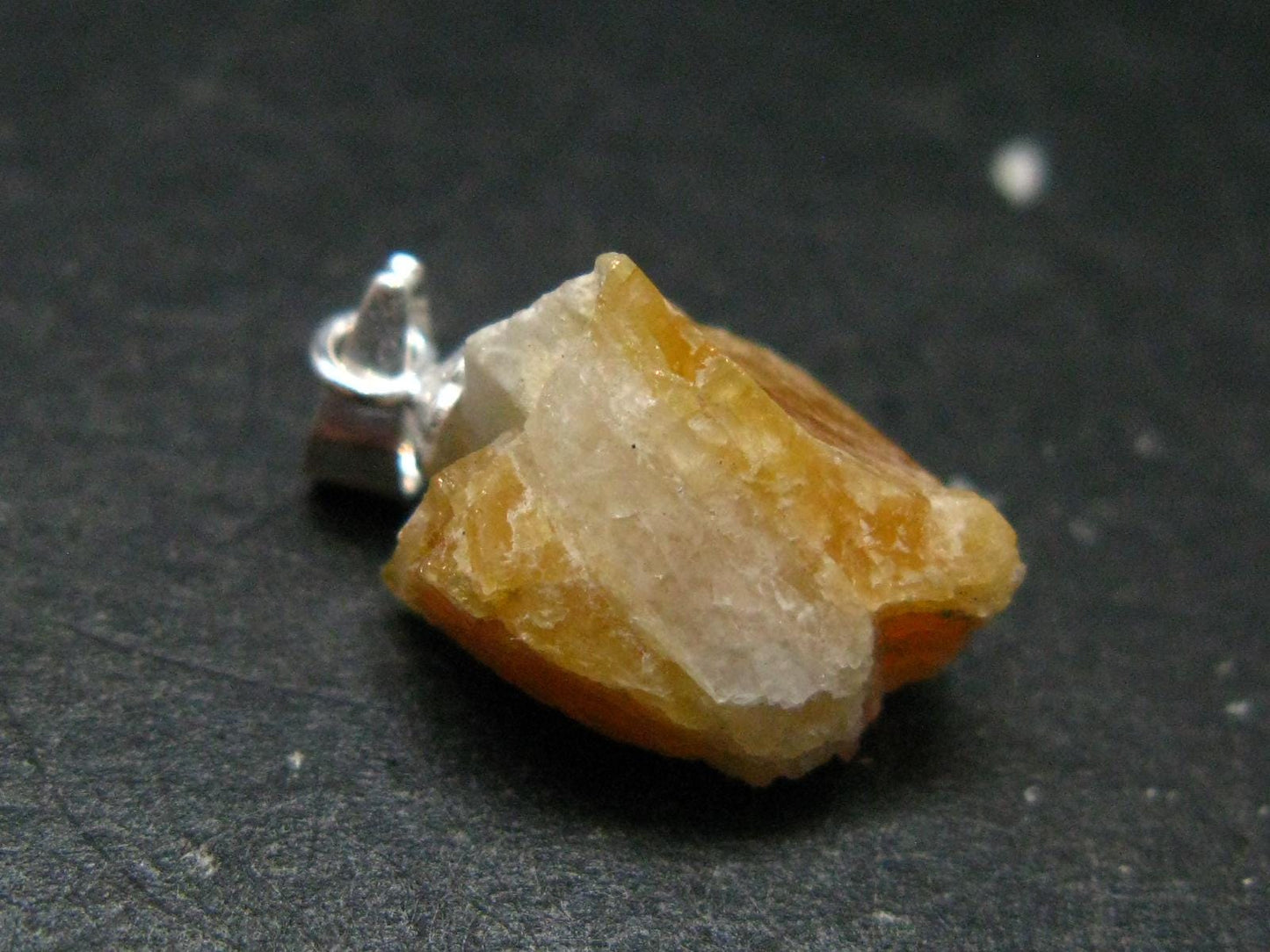 Johachidolite Crystal Silver Pendant from Mogok - 0.8" - 1.57 Grams