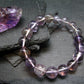 Ametrine Genuine Bracelet ~ 7.5 Inches ~ 13mm Round Beads