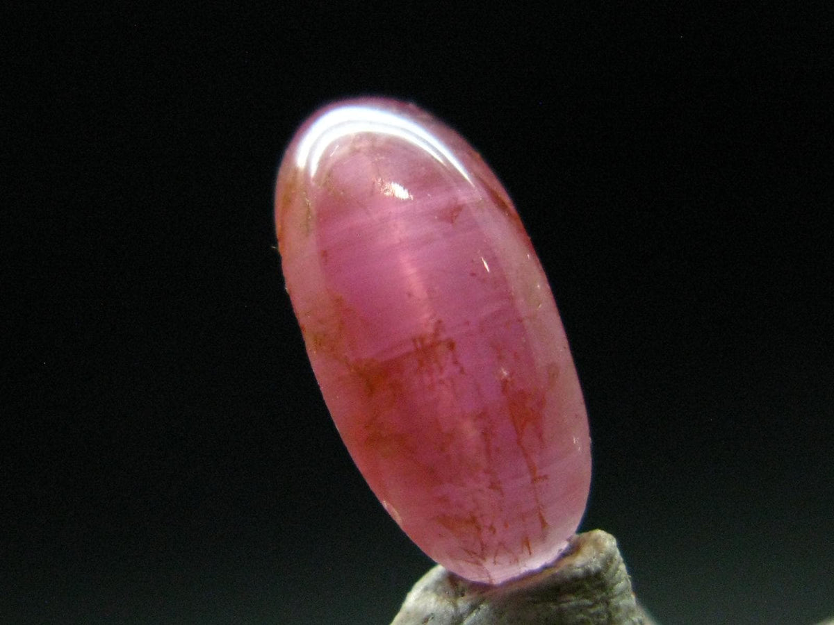 Pezzottaite Pink Beryl Gem Cats Eye Cabochon from Madagascar - 2.47 Carats