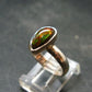 Ammolite Amolite Sterling Silver Ring From Canada - 2.88 Grams - Size 6