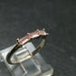 Natural Rose Quartz Ring from Brazil - 1.49 Grams - Size 6