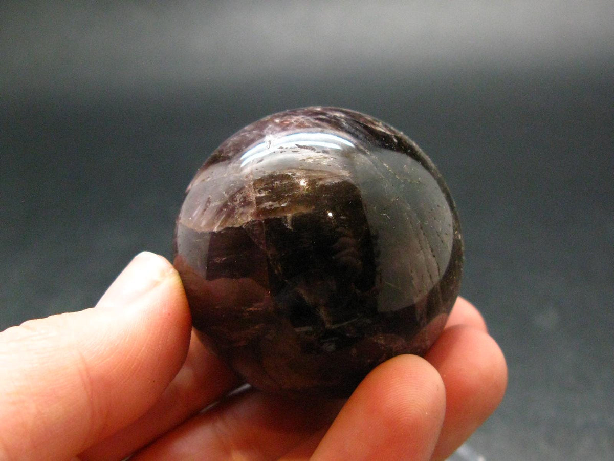 Cacoxenite Super 7 Sphere From Brazil - 1.6" - 93.44 Grams