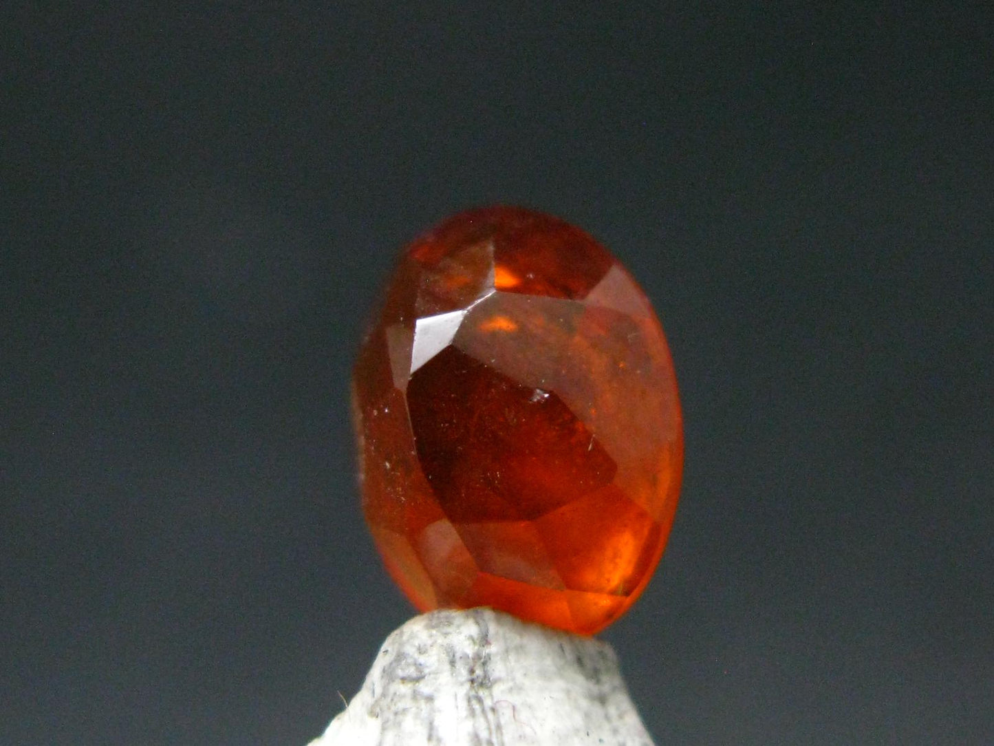 Hessonite Garnet Gem Cut Stone From Sri Lanka - 3.30 Carats
