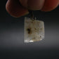 Rare Clear Natrolite Crystal Silver Pendant From Tanzania - 0.8" - 1.71 Grams