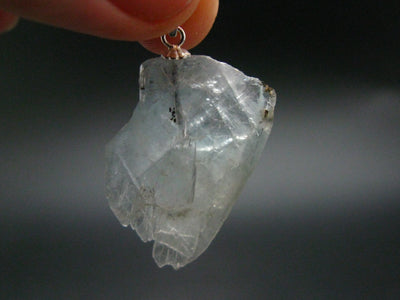 Barite Silver Pendant From Morocco - 1.4" - 6.69 Grams