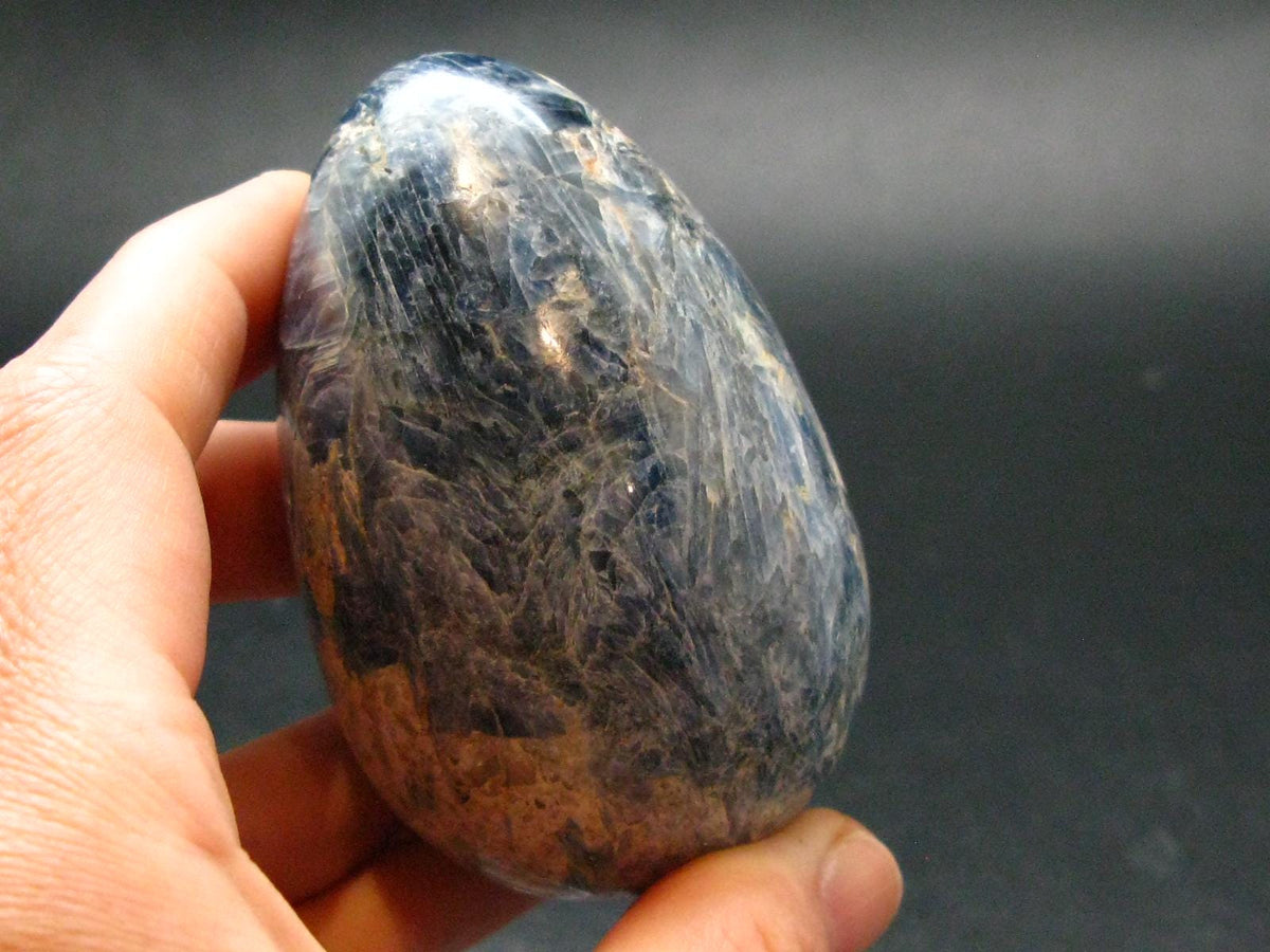 Blue Kyanite Egg From Brazil - 2.7"