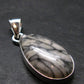 Pinolite Silver Plated Pendant from Austria - 1.5" - 5.25 Grams