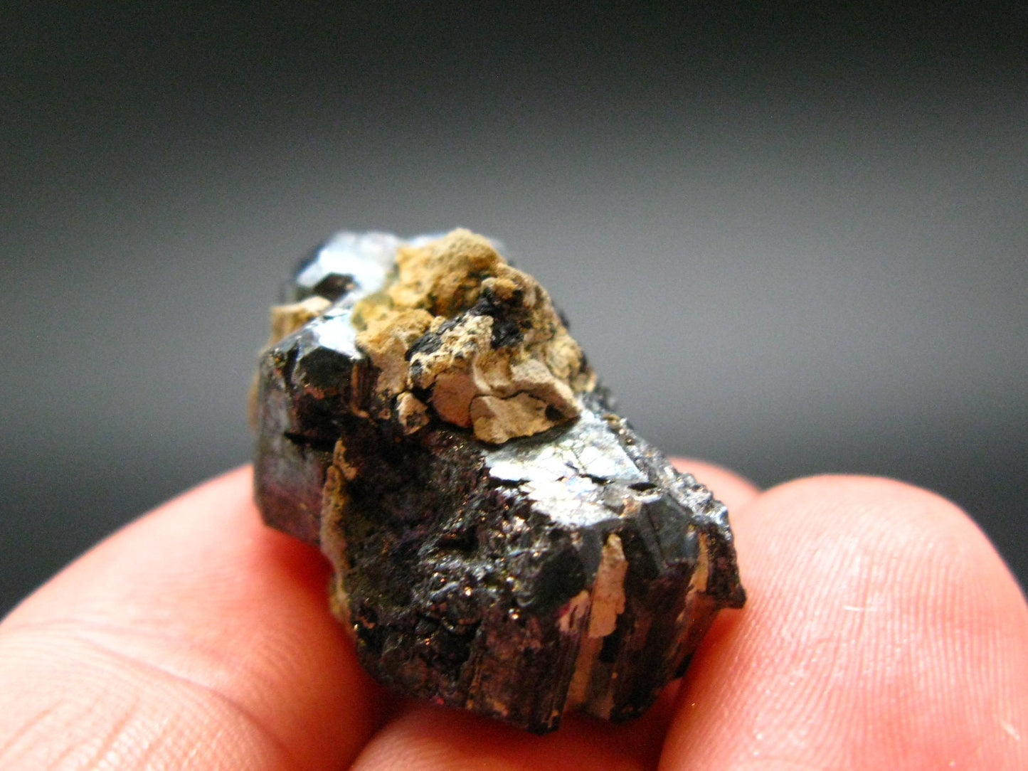 Silver Gray Terminated Bournonite Crystal from China - 10.56 Grams - 0.8"