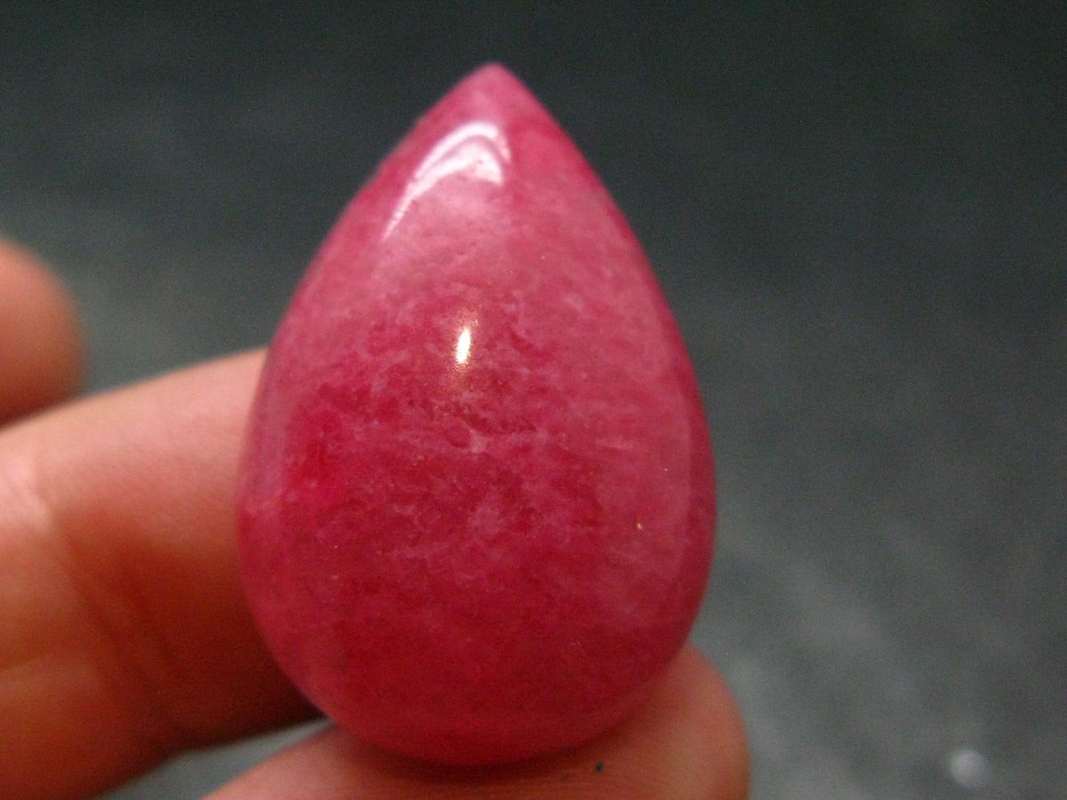 Extremely Rare Gem Rhodonite Cabochon From Brazil - 27.65 Carats