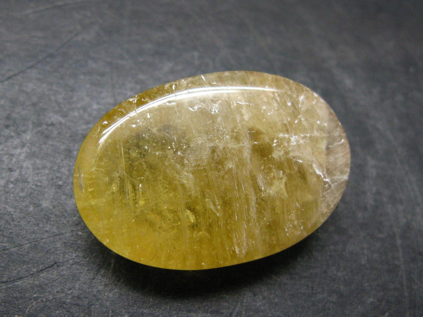Rare Agni Gold Danburite Cabochon From Tanzania - 49.75 Carats - 1.3"