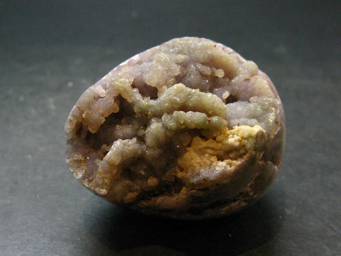 Rare Purple Grape Agate Egg From Indonesia - 2.1"