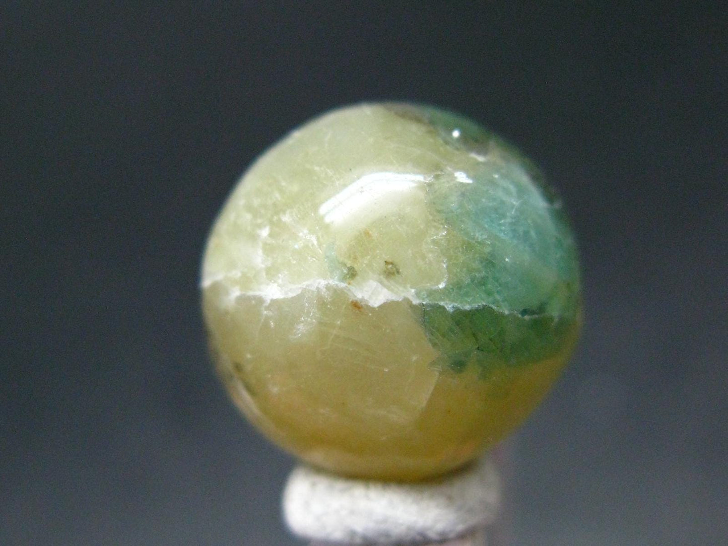 Extremely Rare Grandidierite Ball Sphere From Madagascar - 25.45 Carats - 1.6cm