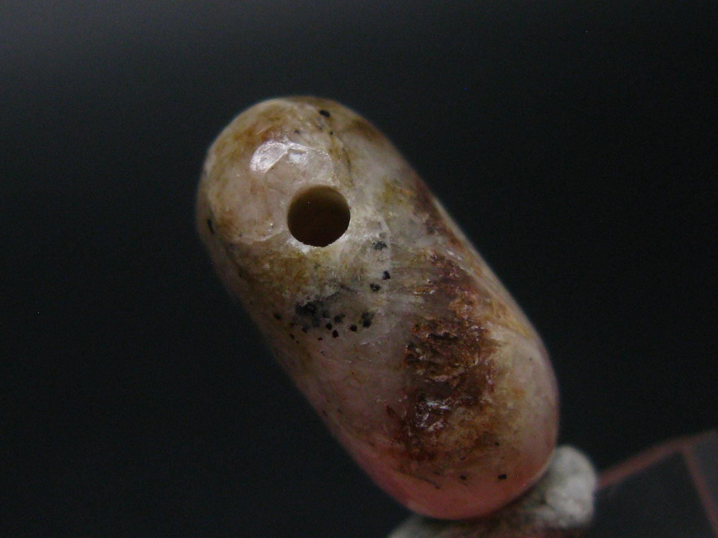 Rare Pink Tugtupite Metal Free Pendant From Greenland - 0.8" - 7.21 Grams