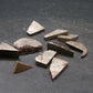 Lot of 10 Gibeon Meteorite Pieces From Namibia - 22.26 Grams