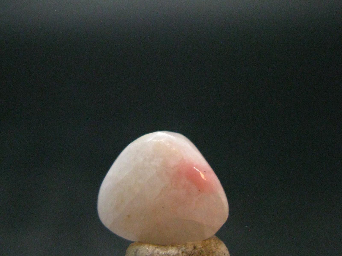 Rare Pink Tugtupite Tumbled Piece From Greenland - 6.90 Carats - 0.5"