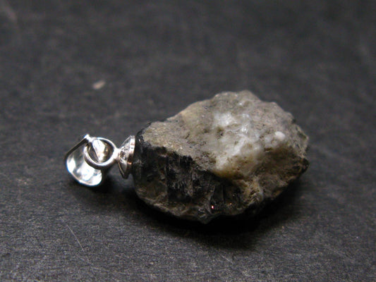 Phenakite Phenacite Silver Pendant from Brazil - 0.9 Inches - 2.07 Grams