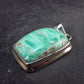 Rare Variscite Sterling Silver Pendant from Utah - 1.3" - 7.0 Grams