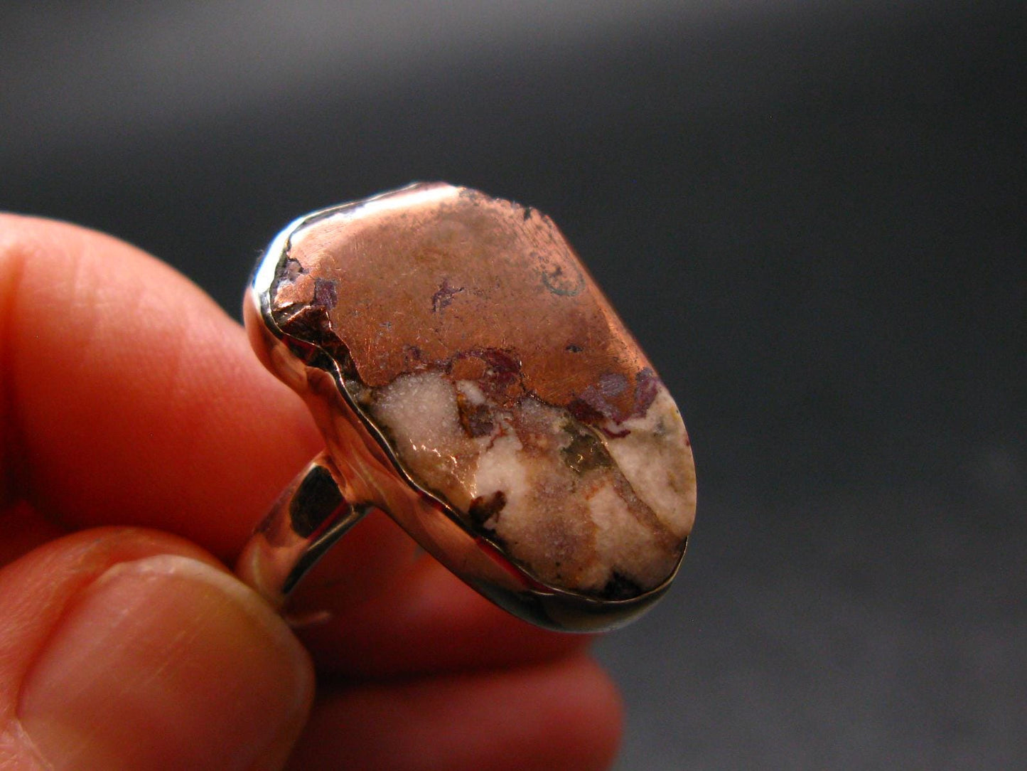 Copper Silver Ring from Michigan - 9.04 Grams - Size 9