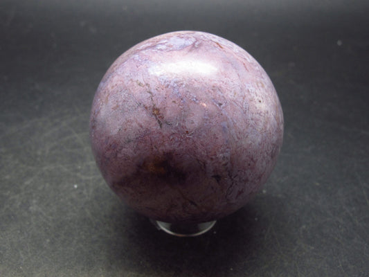 Purple Jade Sphere Ball From Turkey - 1.7"