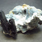Neptunite on Natrolite Cluster From California - 2.6"