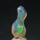 Natural Polished Opal With Play of Color from Ethiopia - 0.8" - 3.39 Carats