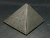Black Shungite Pyramid From Russia - 2.0" Base