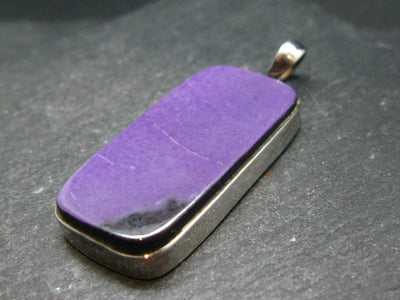 Sugilite Silver Pendant From South Africa - 2.0"