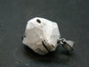 White Analcime Crystal Silver Pendant from St. Hilaire - 1.0"