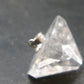 Clear Apophylite Apophyllite Crystal Silver Pendant From India - 0.9" - 4.2 Grams
