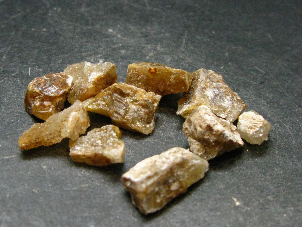 Lot of 10 Herderite Crystals from Brazil - 10.31 Grams