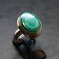 Malachite Silver Ring - 5.46 Grams - Size 6