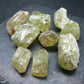 Lot of 10 Gem Golden Apatite Crystals From Mexico