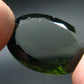 Moldavite Tektite Gem Cut Facetted Stone from Czech Republic - 19.50 Carats - 23x17mm