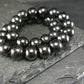 Shungite Genuine Bracelet ~ 7 Inches ~ 6mm Round Beads