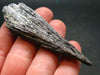 Large Rare Black Kyanite Crystal Pendant From Brazil - 2.6" - 17.45Grams