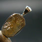 Rare Herderite Crystal Silver Pendant from Brazil - 0.7" - 1.34 Grams