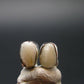Phenakite Phenacite Silver Stud Earrings From Nigeria - 1.23 Grams
