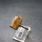 Fabulous Untreated Faceted Gem Imperial Topaz 925 Silver Ring from Brazil - Size 8 - 4.30 Grams