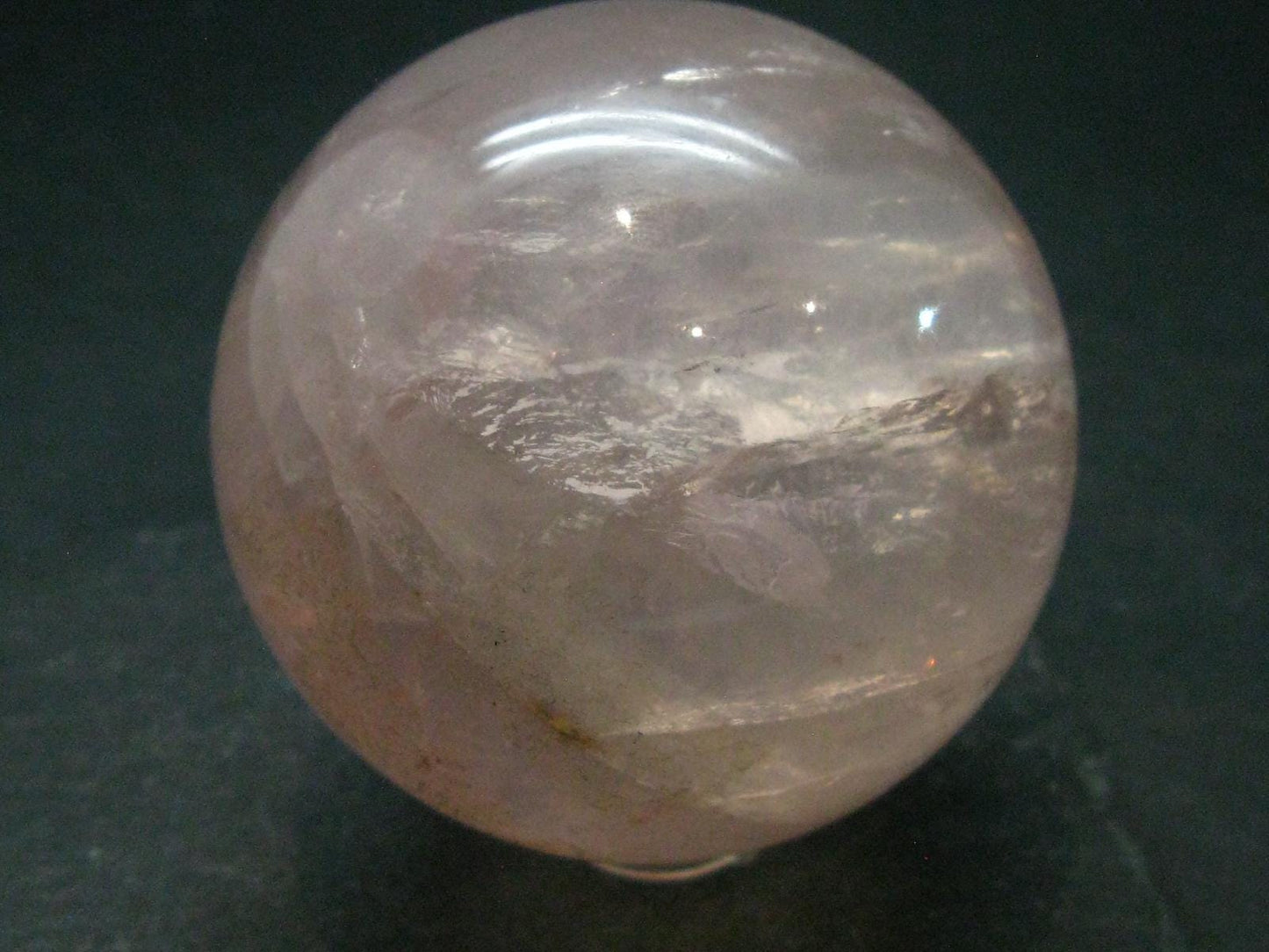 Star Rose Quartz Sphere Ball From Brazil - 2.0"