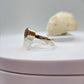 Natural Phenakite (Phenacite) Oval Faceted Ring in Sterling Silver - Size 7