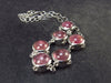 Pink Tourmaline Silver Bracelet From Brazil - 9" - 13.0 Grams